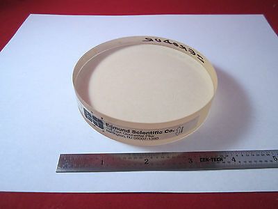 OPTICAL FLAT ZERODUR 4" EDMUND SCIENTIFIC NICE OPTICS AS IS BIN#7B