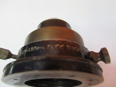 FOR PARTS ANTIQUE BRASS BAUSCH LOMB CONDENSER MICROSCOPE AS PICTURED &7B-B-04