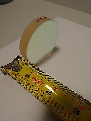 OPTICAL ZERODUR 2" DIAMETER DICHROIC MIRROR FLAT LASER OPTICS AS IS BIN#TA-1-1-S