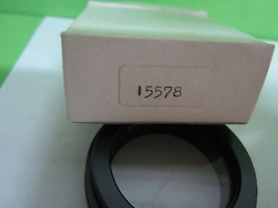 MICROSCOPE PART STEREO 15578 OBJECTIVE COVER LENS OPTICS AS IS BIN#T2-12