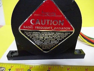 UNTESTED VARIAN MAGNETRON MICROWAVE FREQUENCY AS IS BIN#8Y