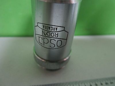 MICROSCOPE PART ROLYN GERMANY OBJECTIVE 20X PLAN OPTICS AS IS BIN#T5-11