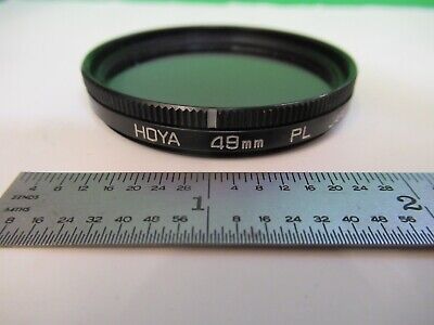 OPTICAL HOYA POLARIZER LENS 48mm POL OPTICS AS PICTURED &79-A-20