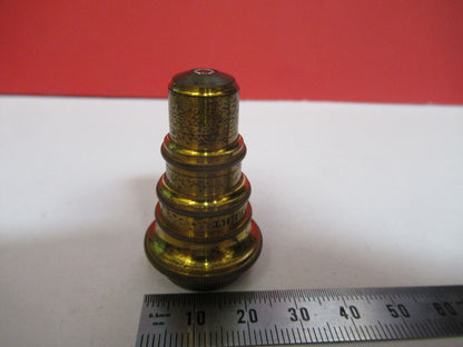 ANTIQUE  SEIBERT GERMANY "V"  OBJECTIVE MICROSCOPE PART AS PICTURED G4-A-96