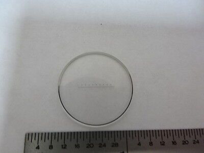 MICROMETER RETICLE MICROSCOPE OPTICS PART AS PICTURED &J4-A-19