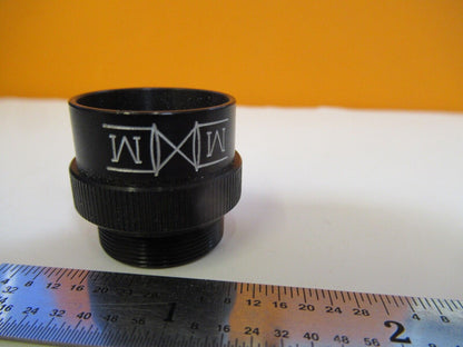 M-M 2X OBJECTIVE MICROSCOPE PART OPTICS AS PICTURED &A7-A-72