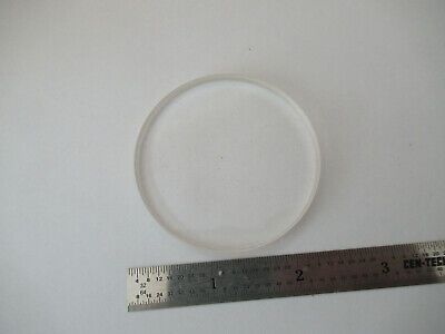 OPTICAL FLAT FUSED SILICA 2.25" DIAMETER LASER OPTICS AS PICTURED &F5-A-02