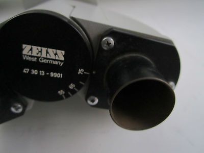 ZEISS MICROSCOPE EYEPIECE HOLDER WITHOUT OCULARS OPTICS