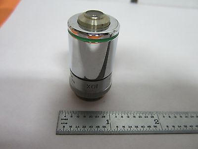 MICROSCOPE PART INDUSTRIAL BAUSCH LOMB 10X OBJECTIVE OPTICS AS IS BIN#J8-08