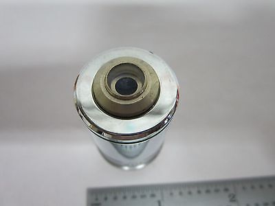 MICROSCOPE PART INDUSTRIAL BAUSCH LOMB 10X OBJECTIVE OPTICS AS IS BIN#J8-08