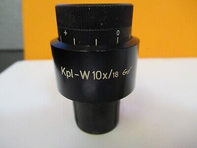 ZEISS GERMANY EYEPIECE 464043 KPL 10X OPTIC MICROSCOPE PART AS PICTURED &W2-B-52