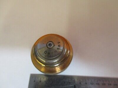 ANTIQUE ERNST LEITZ WETZLAR OBJECTIVE 3mm MICROSCOPE PART AS PICTURED &A3-B-83