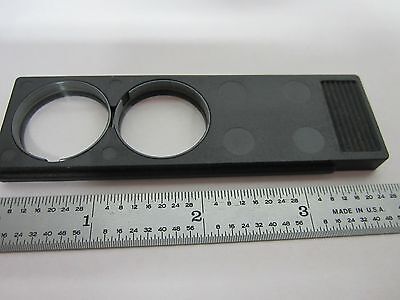 MICROSCOPE SLIDE RETICLE CROSSHAIR + MICROMETER OPTICS BIN#K9-06