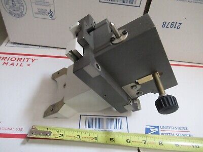 LEICA DMRB GERMANY STAGE TABLE HOLDER MICROSCOPE PART AS PICTURED &FT-6-183