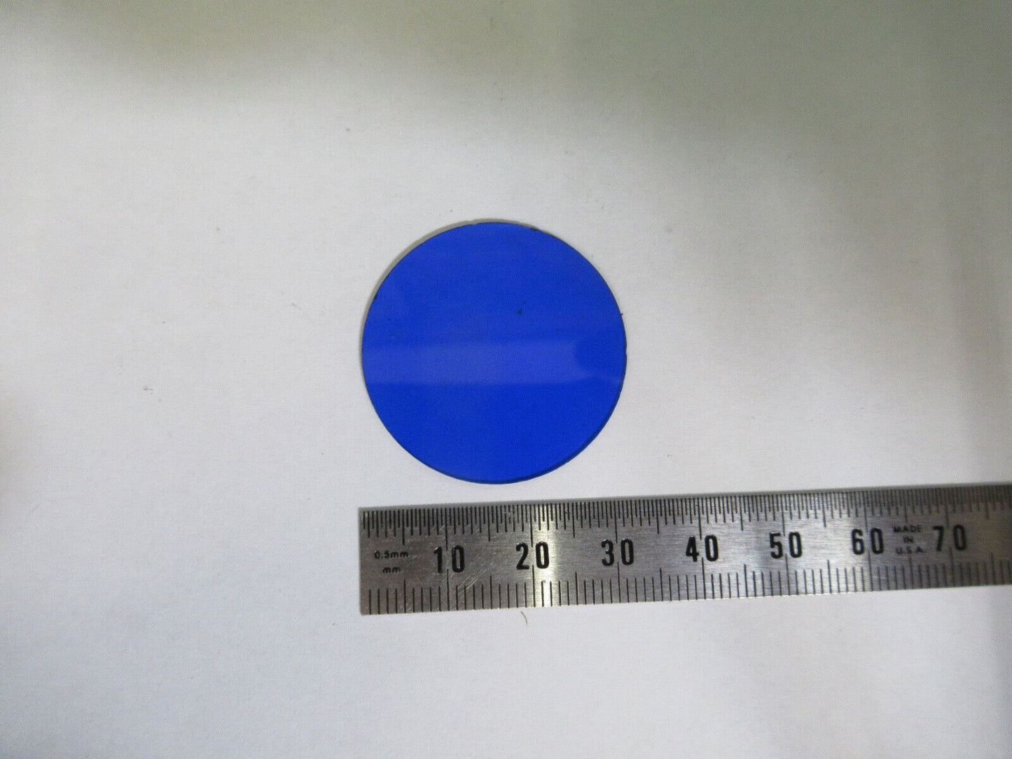 SPENCER AO BLUE GLASS FILTER OPTICS MICROSCOPE PART AS PICTURED &Z5-A-17