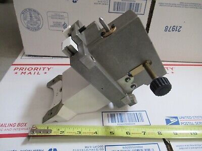 LEICA DMRB GERMANY STAGE TABLE HOLDER MICROSCOPE PART AS PICTURED &FT-6-181