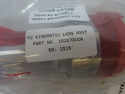 OPTICAL LARGE P2 KINEMATIC LENS ASSEMBLY MIL SPEC LASER OPTICS AS IS BIN#D7-E-01