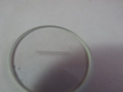 RETICLE MICROMETER for OCULAR MICROSCOPE OPTICS AS IS &51-A-48