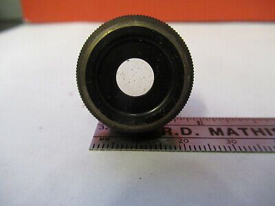 OLYMPUS JAPAN OBJECTIVE 4X 345524 OPTICS MICROSCOPE PART AS PICTURED #W8-FT-05