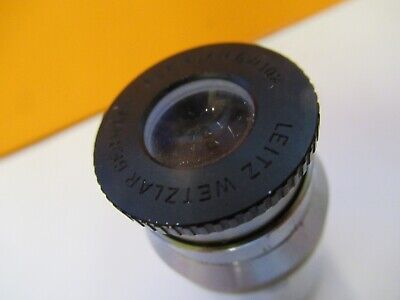 LEITZ WETZLAR GW 10X GERMAN EYEPIECE OPTICS MICROSCOPE PART AS PICTURED &G1-A-56