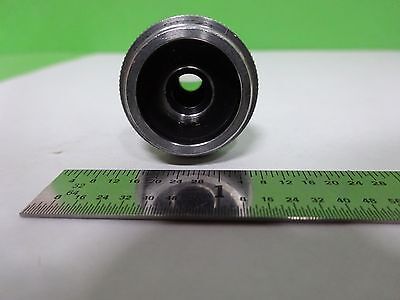 MICROSCOPE PART OBJECTIVE VINTAGE BAKER LONDON 1/6" OPTICS AS IS BIN#H7-A-16