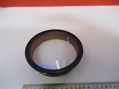 ANTIQUE STEREO COVER GLASS LENS MICROSCOPE PART OPTICS AS PICTURED &4B-A-11