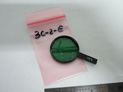 OPTICAL MICROSCOPE CB12 GREEN FILTER OPTICS BIN#3C-2-E