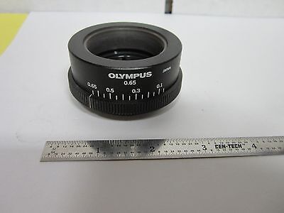 OLYMPUS JAPAN OPTICS IRIS CAMERA PORT ILLUMINATOR MICROSCOPE PART BIN#H3-22