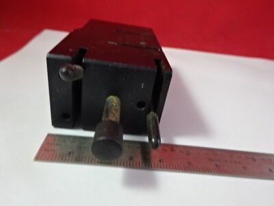 MICROSCOPE PART 563345 IRIS DIAPHRAGM SLIDE LEITZ GERMANY AS PICTURED &95-42