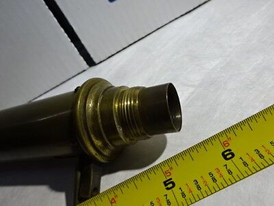 ANTIQUE 1880's BRASS MATTHEWS LONDON TUBUS EYEPIECE MICROSCOPE PART AS IS &96-01