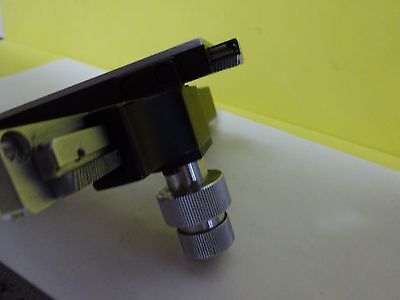 MICROSCOPE STAGE SPECIMEN MICROMETER GERMANY AO 1580 AMERICAN OPTICS BIN#X3-28