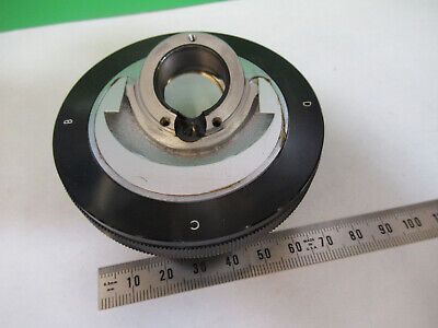 OLYMPUS JAPAN QUAD NOSEPIECE MICROSCOPE PART AS PICTURED #R7-B-69