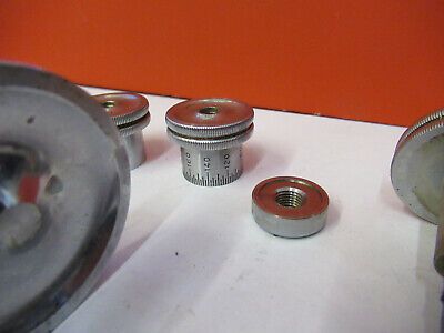 SPENCER AO LOT SET of KNOBS VINTAGE MICROSCOPE PART AS PICTURED &A7-B-16