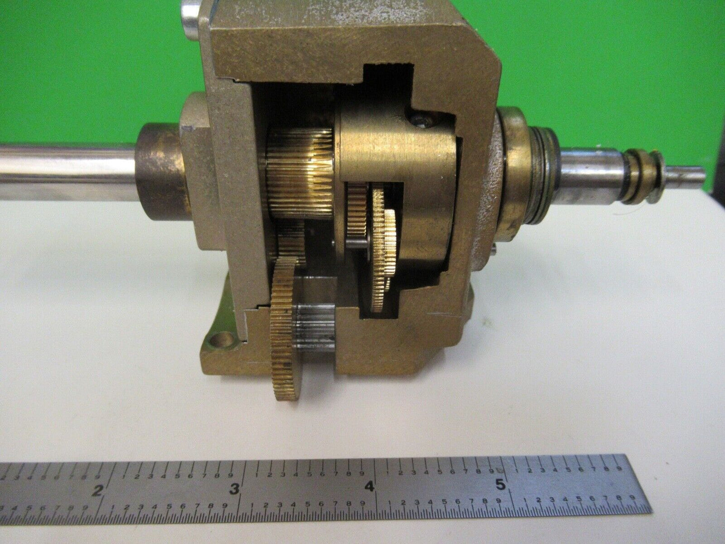 LEICA DMR GERMANY MECHANISM STAGE ASSEMBLY MICROSCOPE PART AS PICTURED &80-A-02