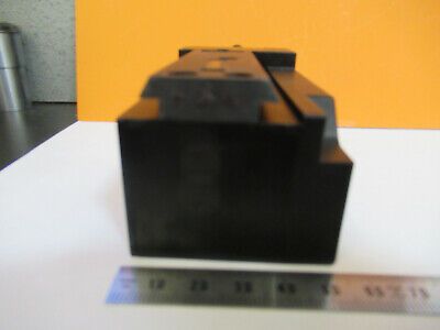 LEICA GERMANY DMRX cube block iris diaphragm MICROSCOPE PART AS PICTURED P1-A-13