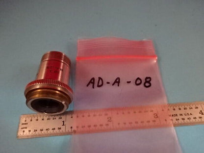 OBJECTIVE SPENCER AO BUFFALO 10X MICROSCOPE PART OPTICS &AD-A-08