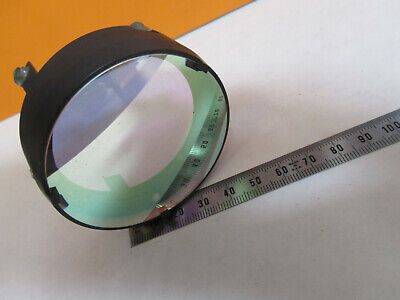 OPTICAL MIL SPEC RARE MOUNTED COATED LENS LASER OPTICS AS PICTURED &P6-A-64