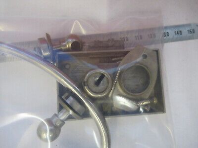 BAUSCH LOMB LOCK + HANDLE for WOOD CABINET MICROSCOPE PART AS PICTURED &FT-5-B