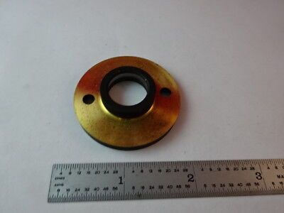 ZEISS GERMANY BRASS MOUNTED LENS IN35 MICROSCOPE PART AS IS #Q3-A-54