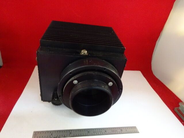 MICROSCOPE PART UNKNOWN MAKER LAMP HOUSING ILLUMINATOR OPTICS AS IS #79-04