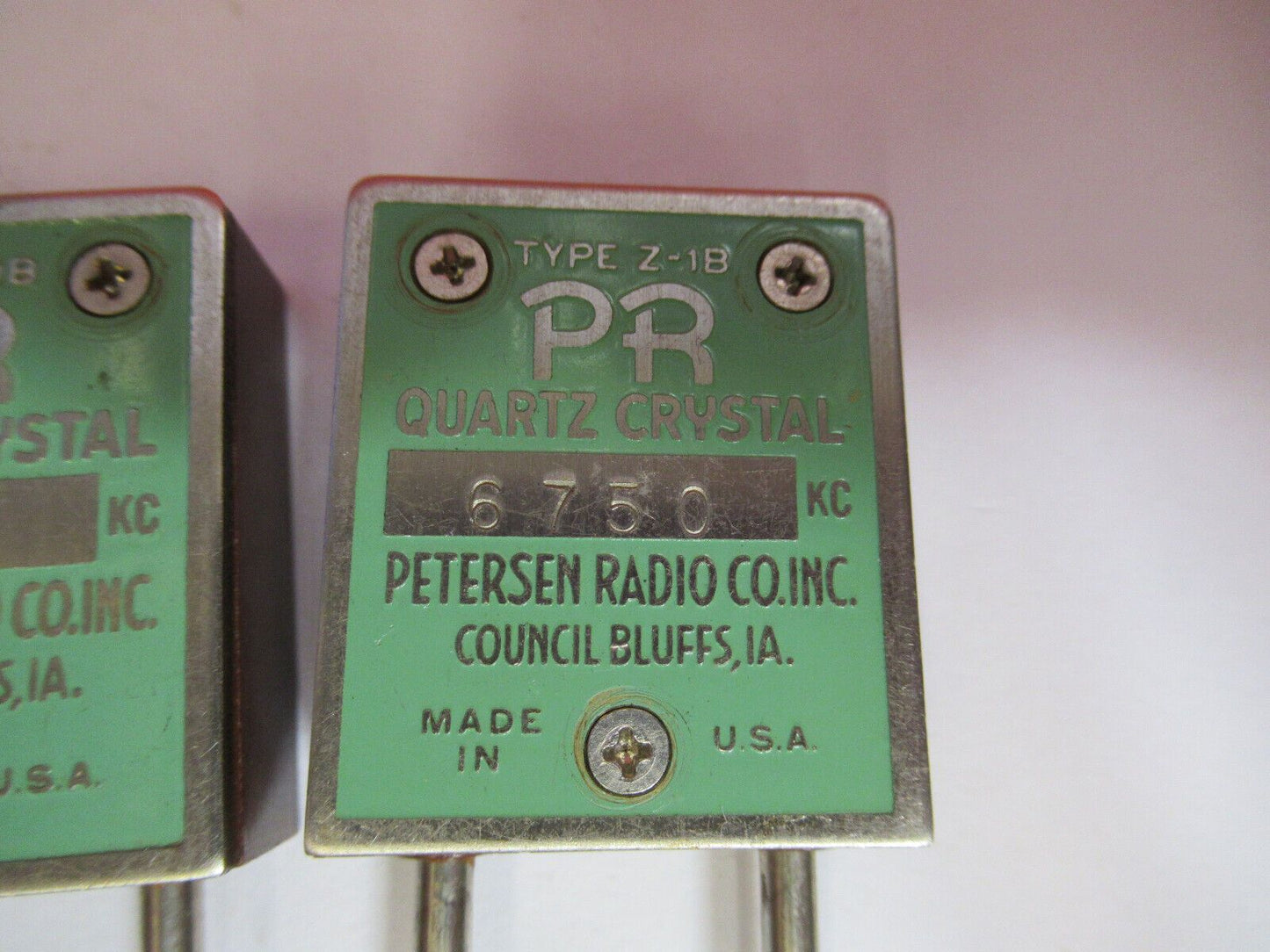 PR PETERSON QUARTZ CRYSTAL ANTIQUE FREQUENCY CONTROL RADIO AS PICTURED Q2-96