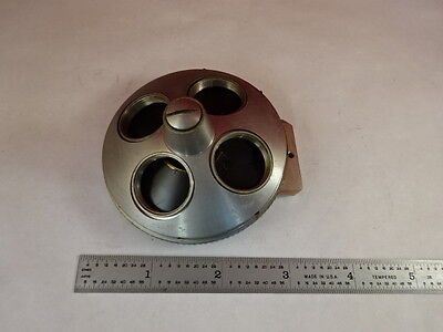 MICROSCOPE PART VICKERS ENGLAND NOSEPIECE AS IS #Y5-D-11