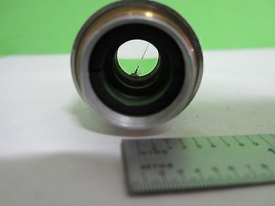 FOR PARTS MICROSCOPE OBJECTIVE LEITZ LL20X [cracked lens] AS IS OPTICS S9-32