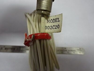 PCB PIEZOTRONICS low noise CABLE 002C20 for ACCELEROMETER VIBRATION AS IS #84-06