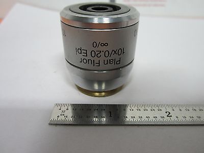 MICROSCOPE OBJECTIVE REICHERT LEICA FLUOR EPI 10X INFINITY OPTICS BN#A1-M-31