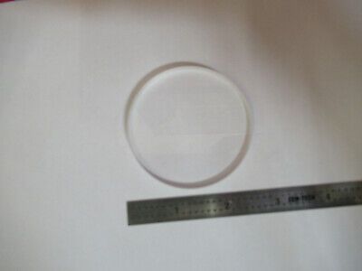 OPTICAL FLAT BK7 GLASS 2.5" DIAMETER LASER OPTICS AS PICTURED &B6-A-14