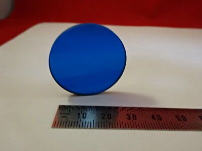 WILD SWISS M20 GLASS BLUE FILTER LENS MICROSCOPE PART OPTICS AS IS &W3-A-13