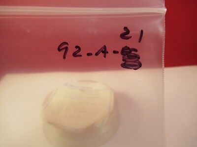 OPTICAL FLAT SPECTRA PHYSICS FUSED SILICA DICHROIC OPTICS AS PICTURED &92-A-21