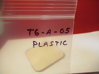 OPTICAL PLASTIC PLEXIGLAS FILTER PRO OPTICS AS PICTURED &T6-A-05