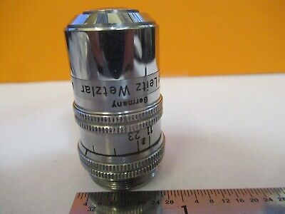 ERNST LEITZ WEZTLAR OBJECTIVE APO 40X OPTICS MICROSCOPE PART AS PIC &H8-C-20